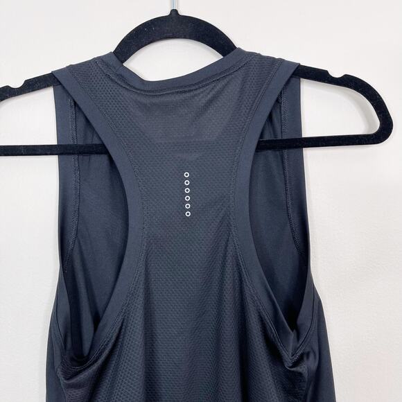 Nike Dry Tank City Core DriFit Sleeveless Black Small S Big Logo Graphic Crew - Picture 5 of 10